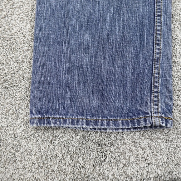 Levis Jeans Mens 36X30 Dark Blue Denim Pants 569 Loose Straight Baggy Skate Fade - Picture 11 of 16